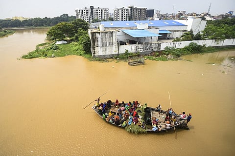 Ganga's water level rose in Patna